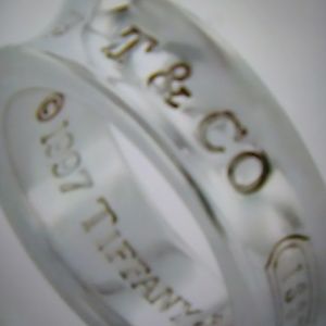 Tiffany and Co authentic Sterling silver size 7 ri